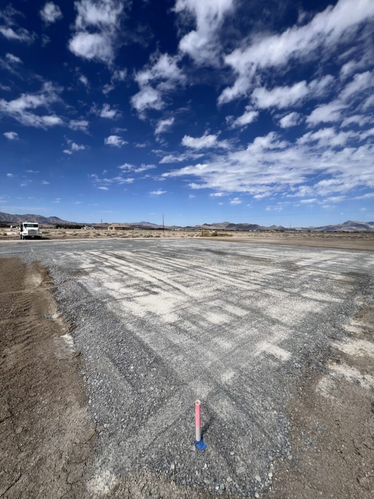 This image shows a brand new lot to build on