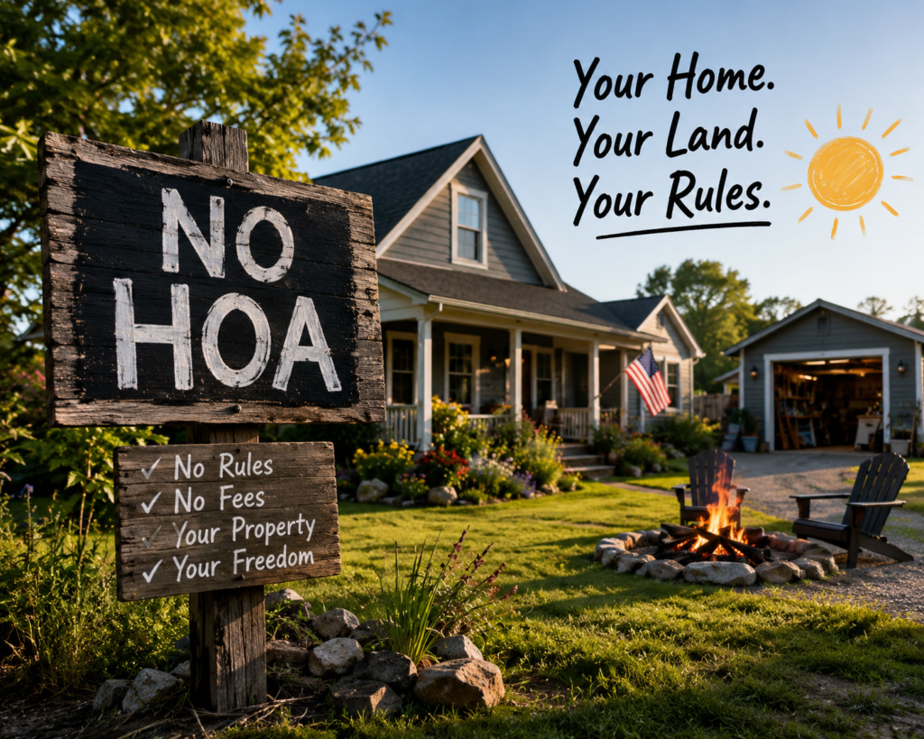 No HOA.