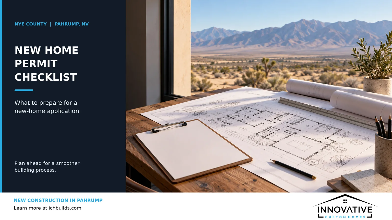 Nye County Building Permit Checklist: What to Submit for a New Home in Pahrump
